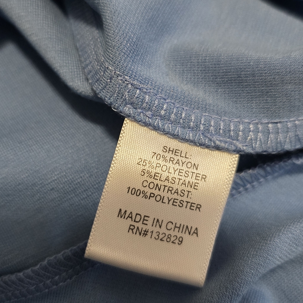 🔴REVOLVE Lovers & Friends Shelly Mini Dress In Baby Blue Ruffled Hem - Picture 6 of 7